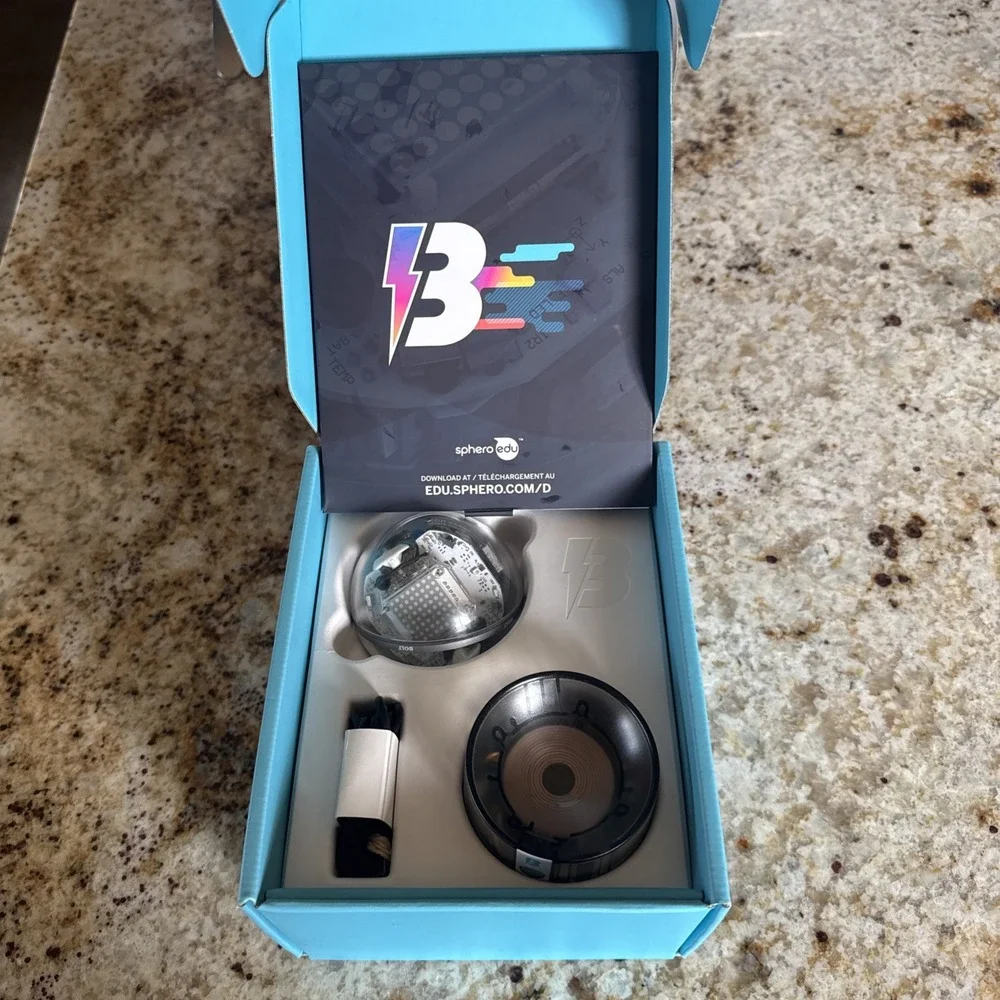 Sphero BOLT K002 Coding & AI Learning Robot Ball App Enabled Robot w/Charger Box